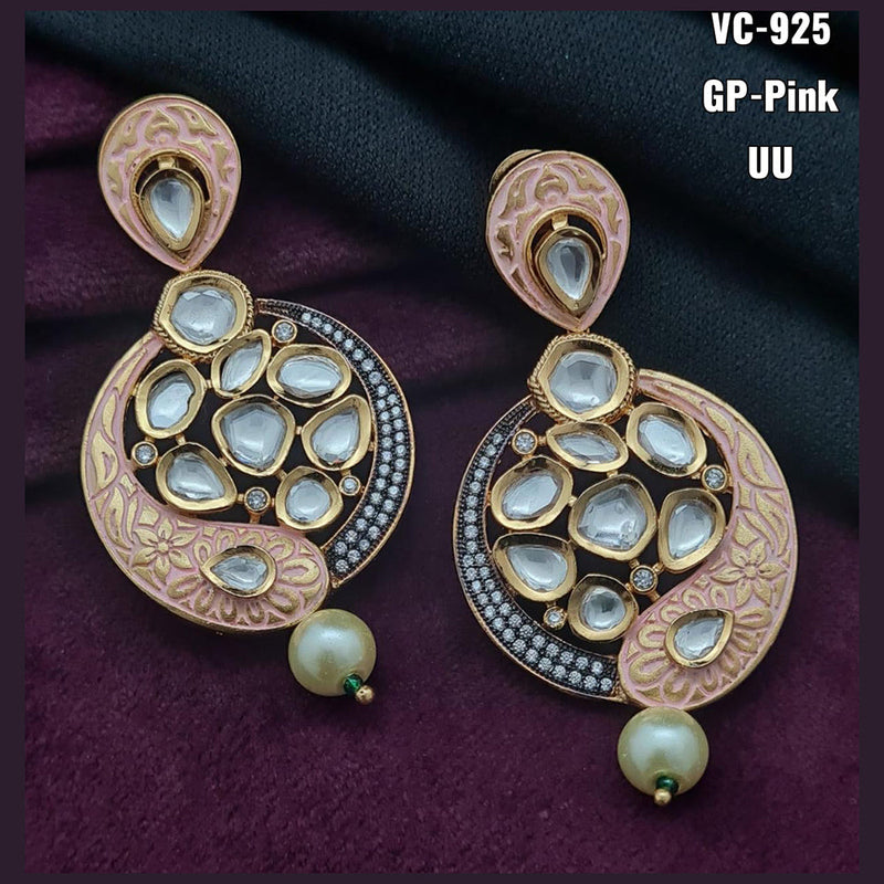 Vivah Creation Kundan Dangler Earrings