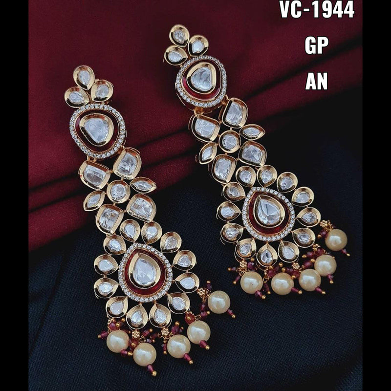 Vivah Creation Kundan Dangler Earrings