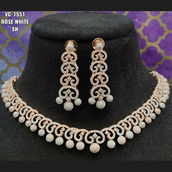 Vivah Creation AD Stone Necklace Set