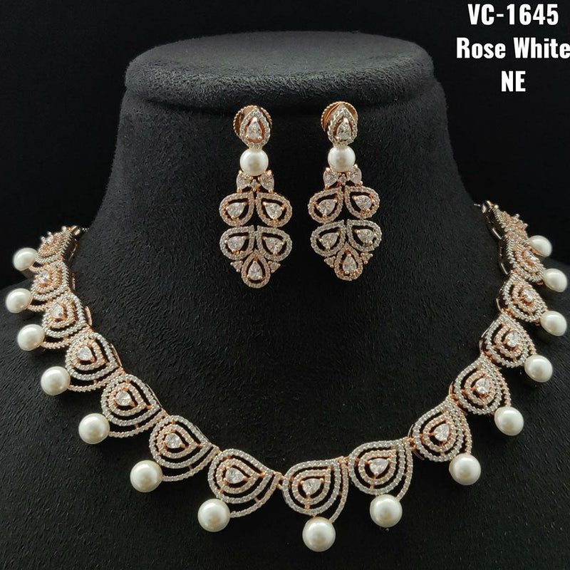 Vivah Creation AD Stone Necklace Set