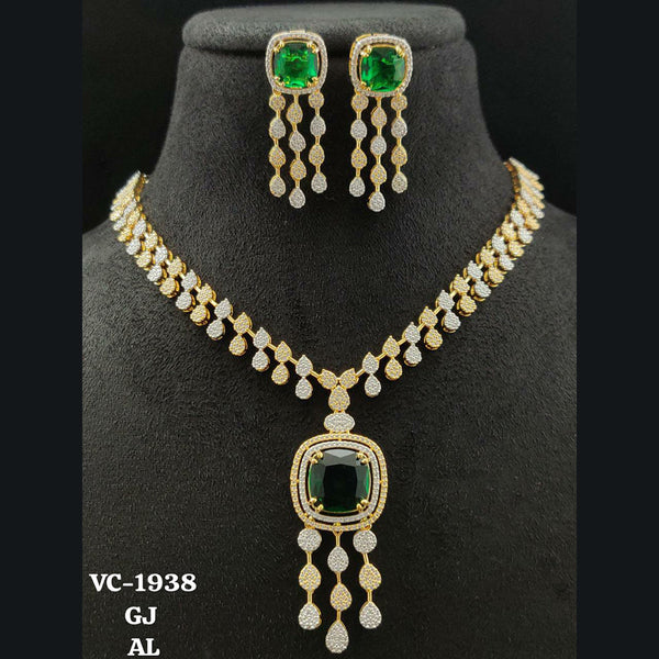Vivah Creations 2Tone Plated Necklace Set