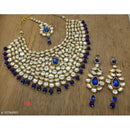 Akruti Collection Gold Plated Kundan & Beads Necklace Set