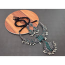 Akruti Collection Oxidised Plated Necklace Set