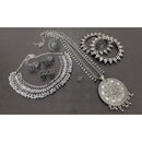 Akruti Collection Oxidised Plated Combo Set