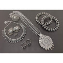 Akruti Collection Oxidised Plated Combo Set