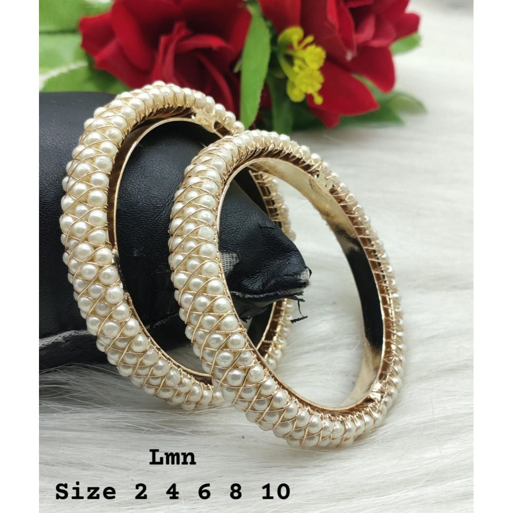 Akruti Collection Gold Plated Bangles Set