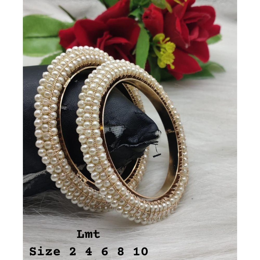 Akruti Collection Gold Plated Bangles Set