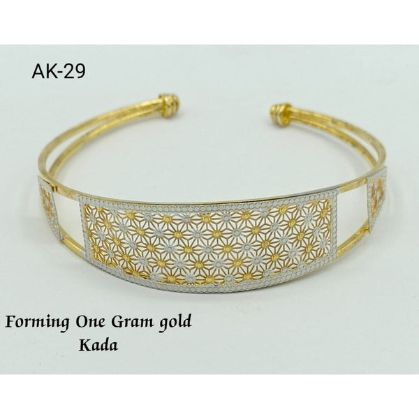 Akruti Collection Gold Plated Adjustable Kada