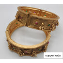 Akruti Collection Gold Plated Openable Kada