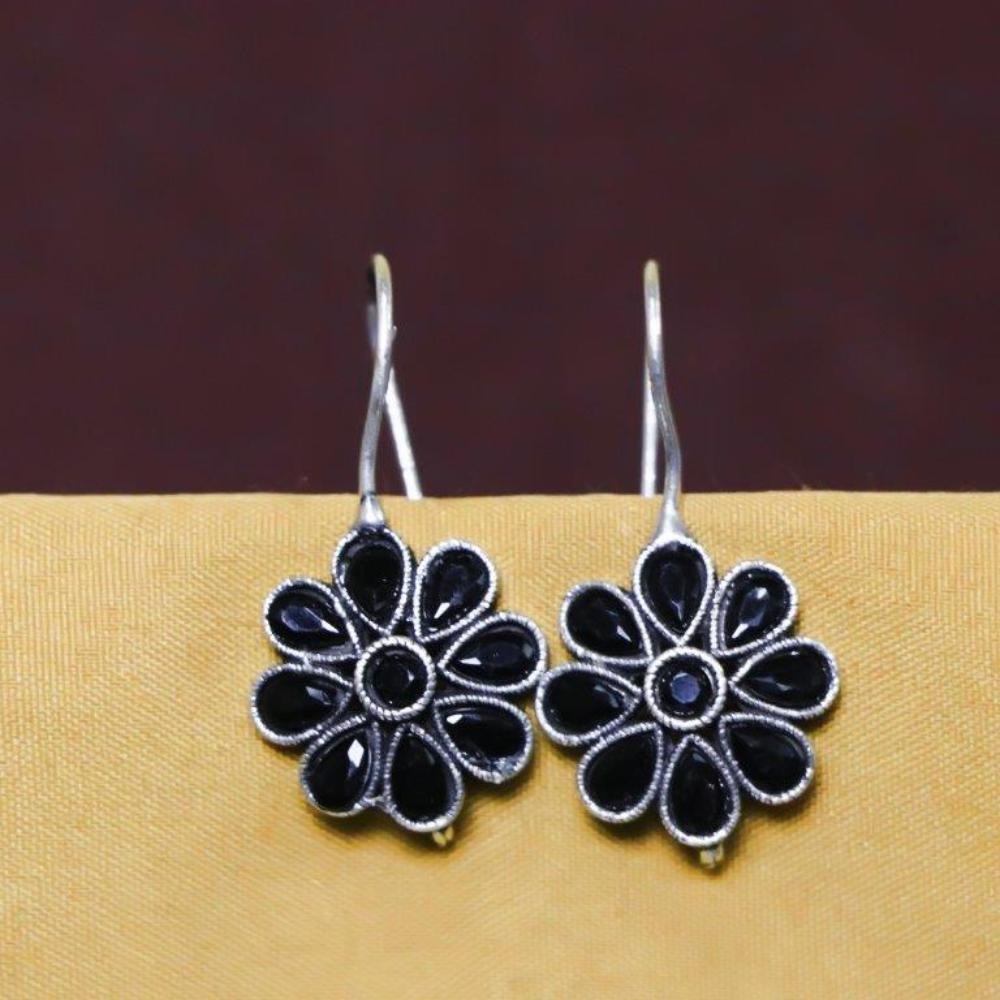 Akruti Collection Oxidised Plated Dangler Earrings