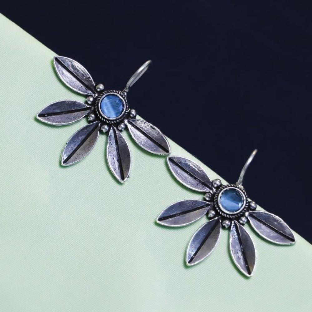 Akruti Collection Oxidised Plated Dangler Earrings