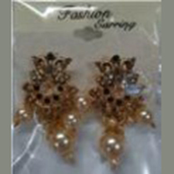 Infinity Jewels Gold Plated Dangler Earrings