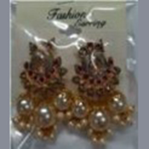 Infinity Jewels Gold Plated Dangler Earrings