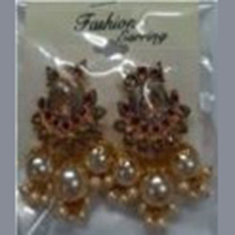 Infinity Jewels Gold Plated Dangler Earrings