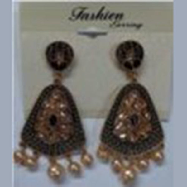 Infinity Jewels Gold Plated Dangler Earrings