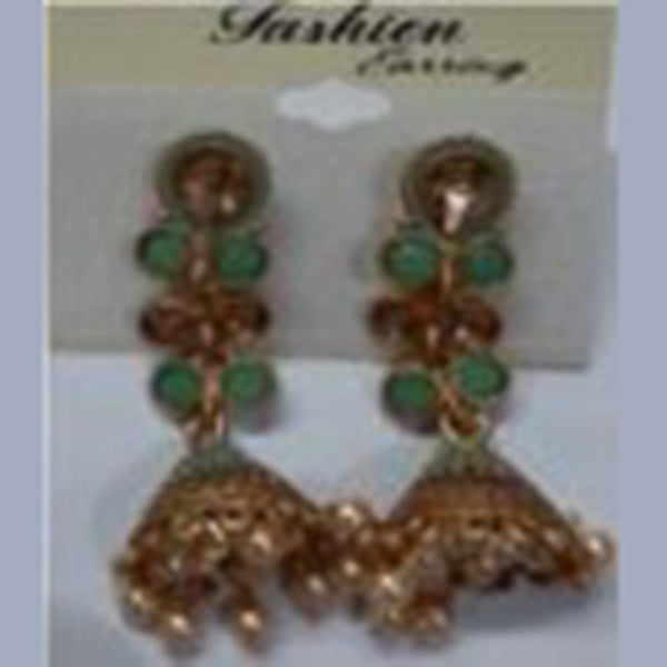 Infinity Jewels Gold Plated Dangler Earrings