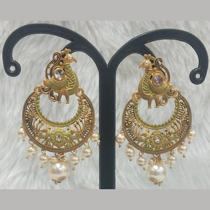 Infinity Jewels Gold Plated Dangler Earrings