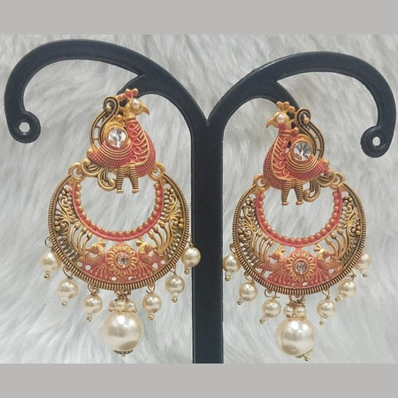 Infinity Jewels Gold Plated Dangler Earrings