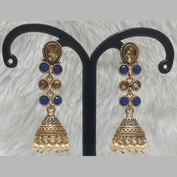 Infinity Jewels Gold Plated Jhumki Earrings