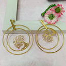 Infinity Jewels Gold Plated Hypoallergenic Nickel Free Hoop Earrings