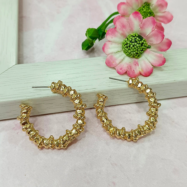 Infinity Jewels Gold Plated Hypoallergenic Nickel Free Hoop Earrings