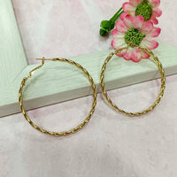 Infinity Jewels Gold Plated Hypoallergenic Nickel Free Hoop Earrings