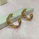 Infinity Jewels Gold Plated Hypoallergenic Nickel Free Hoop Earrings