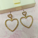 Infinity Jewels Gold Plated Hypoallergenic Nickel Free Dangler Earrings