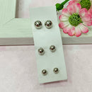 Infinity Jewels Silver Plated Hypoallergenic Nickel Free Stud Earrings