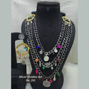 Jyoti Arts 2 Tone Plated Long Necklace Set