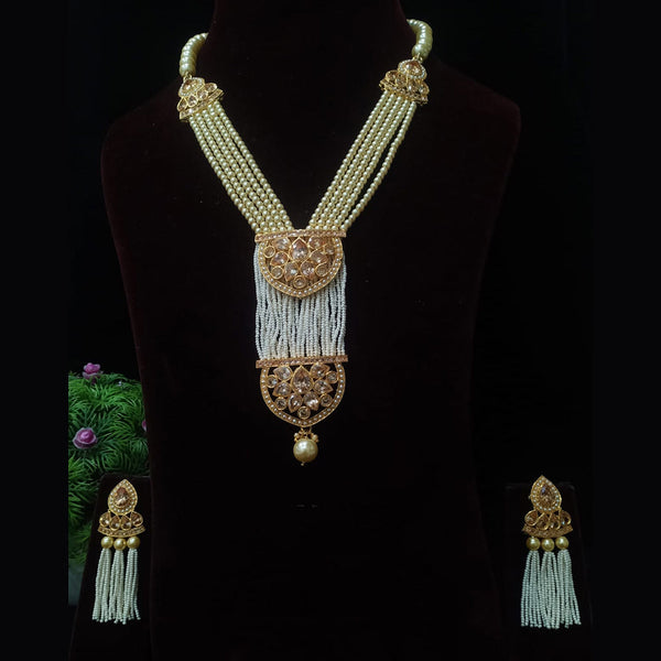 Shubham Creations Gold Plated Necklace Set