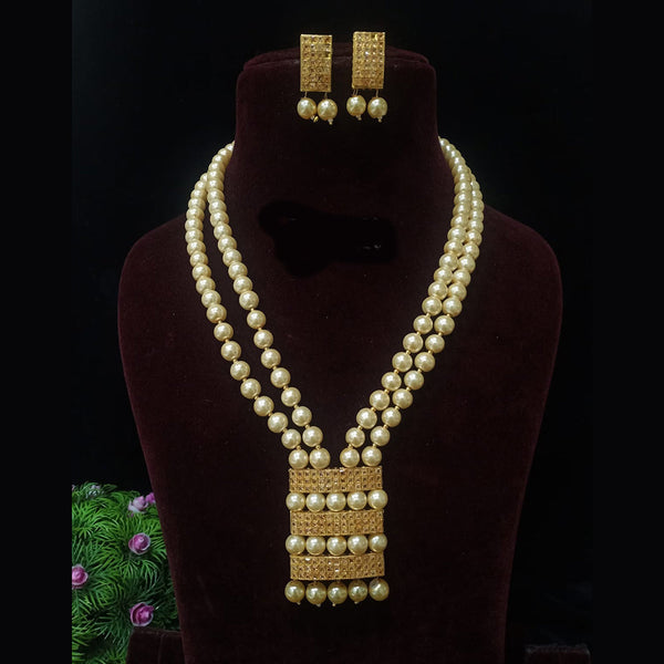 Shubham Creations Gold Plated Necklace Set