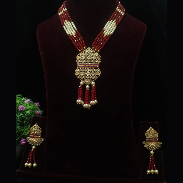 Shubham Creations Gold Plated Necklace Set