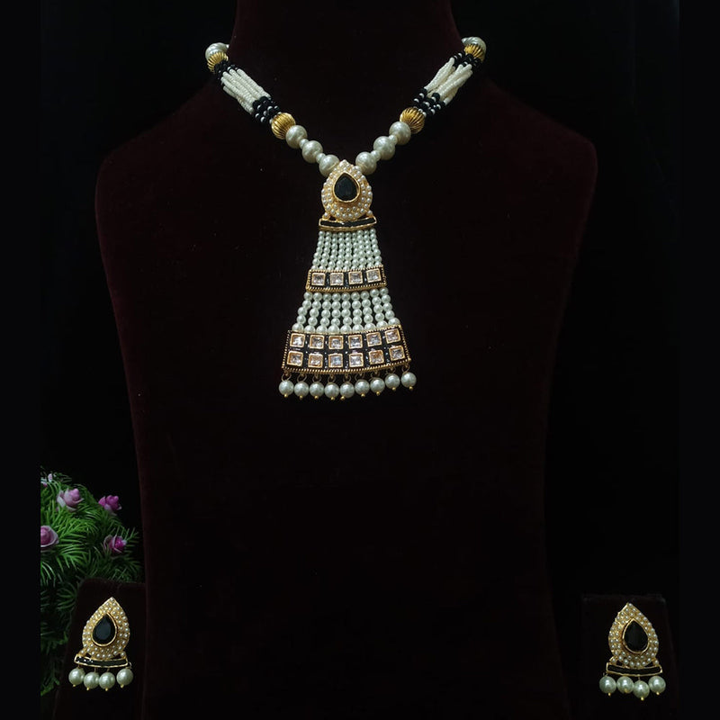 Shubham Creations Gold Plated Necklace Set