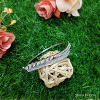 Sunflower Fashion Jewellery Rose Gold Plated AD Stone Openable Kada