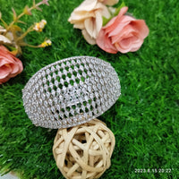 Sunflower Fashion Jewellery Rose Gold Plated AD Stone Openable Kada
