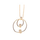 Kriaa Gold Plated Chain Pendant - 1200701