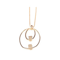 Kriaa Gold Plated Chain Pendant - 1200701