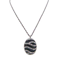 Urthn Rhodium Plated Chain Pendant - 1200725