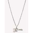 Urthn Guitar Shape Silver Plated Chain Pendant - 1200750