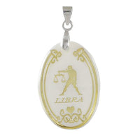 Tip Top Fashions Libra Oval Shape Pendant - 1201305