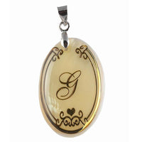 Regina Alphabet G" Shell Pendant