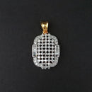 Kriaa AD Stone Gold Plated Pendant - 1202172