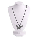 Urthn Rhodium Plated Eagle Design Chain Pendant