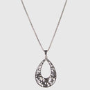 Urthn Rhodium Plated Chain Pendant - 1203001
