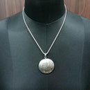 Urthn Rhodium Plated Chain Pendant - 1203027