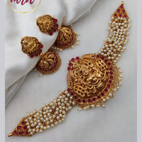 Jewel Addiction Gold Plated Temple Necklace Set
