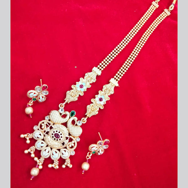 JCM Jewellery Gold Plated Long Necklace Set