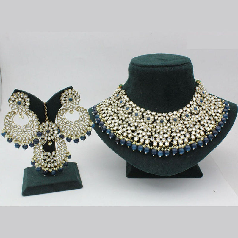 Jcm Jewellery Gold Plated Kundan Necklace Set