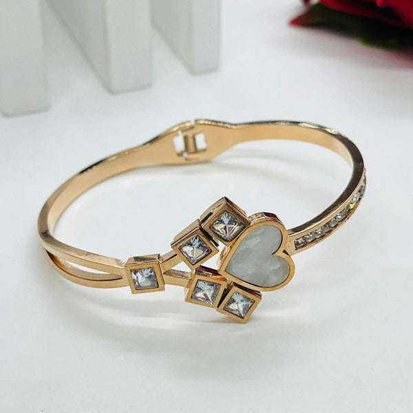 JewelTreeTz Gold Plated  Kada Openable Kada
